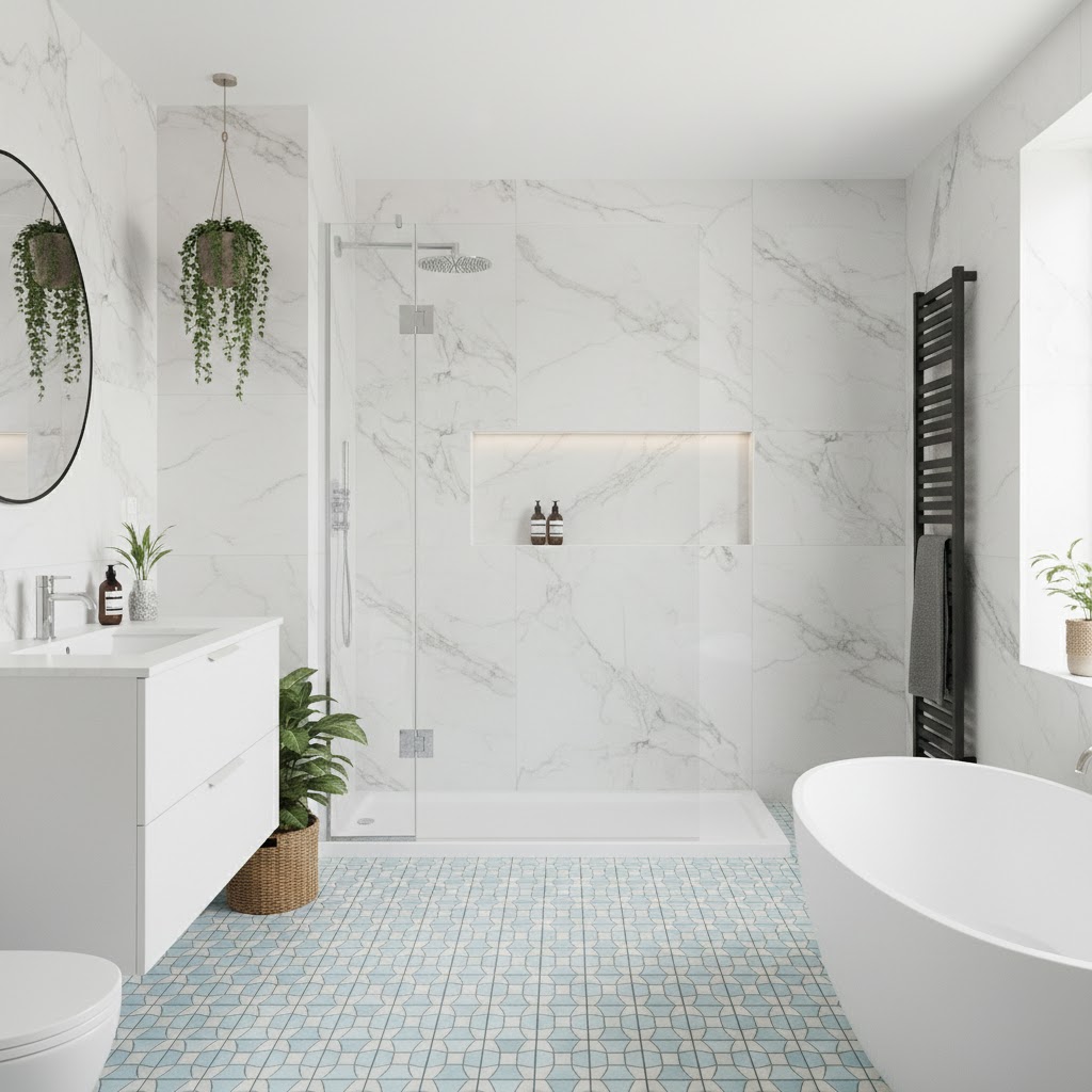 Bespoke Bathroom Tiling Services in South Wales